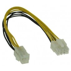 P8 4pin- > 8pin alaplapi tápkábel átalakító Goobay 51358