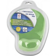 Esperanza csuklótámaszos egérpad zöld EA137G Esperanza csuklótámaszos egérpad zöld EA137G