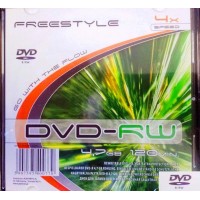 DVD lemez FreeStyle 4,7GB -RW 4x slim tokos