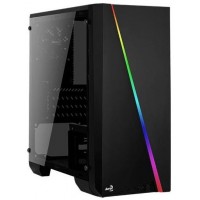 AeroCool Cylon Mini TG RGB edzett üveg ablakos fekete ház CAAC296