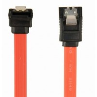 SATA3 adatkábel 50cm 1x90° fém clip-es Gembird CC-SATAM-DATA90