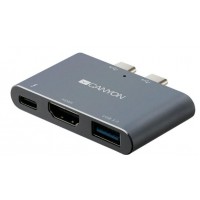 USB 3.0 C Thunderbolt 3 dokkoló Canyon CNS-TDS01DG (MacBook Pro/Air)