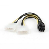 4pin(Molex) > PCI-Express 6pin átalakító Gembird CC-PSU-6