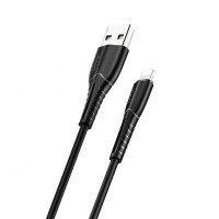 USB töltőkábel A-Lightning 1m Usams fekete SJ364USB01