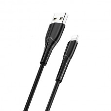 USB töltőkábel A-Lightning 1m Usams fekete SJ364USB01 USB töltőkábel A-Lightning 1m Usams fekete SJ364USB01