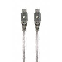 USB 2.0 C-C kábel 1,5m Gembird PD 60W fonott CC-USB2B-CMCM60-1.5M