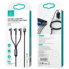 USB 2.0 A-C + Lightning + microUSB kábel 1,2m Usams SJ561USB01 USB 2.0 A-C + Lightning + microUSB kábel 1,2m Usams SJ561USB01