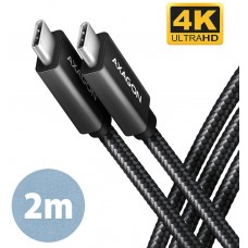 USB 3.2 C-C kábel 2m Axagon PD 100W BUCM32-CM20AB USB 3.2 C-C kábel 2m Axagon PD 100W BUCM32-CM20AB