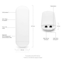 Ubiquiti NS-5AC airMAX NanoStation 5 WiFi Access Point AC450 Ubiquiti NS-5AC airMAX NanoStation 5 WiFi Access Point AC450