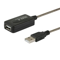 USB 2.0 hosszabbító kábel 5m+erősítő Savio CL-76 USB 2.0 hosszabbító kábel 5m+erősítő Savio CL-76