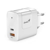 Hálózati töltő 1xUSB + 1xUSB-C aljzattal Genius 65W PD-65AC Hálózati töltő 1xUSB + 1xUSB-C aljzattal Genius 65W PD-65AC