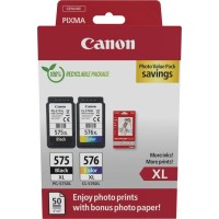 Canon PG-575XL + CL-576XL patron multipack +GP501