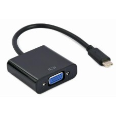 USB-C- > VGA (USB 3.0) átalakító Gembird A-CM-VGAF-01 USB-C- > VGA (USB 3.0) átalakító Gembird A-CM-VGAF-01