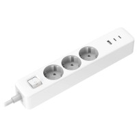Hálózati elosztó 3-as (földelt) 1,4m +1xUSB-A+2xUSB-C aljzattal Xiaomi BHR07UKEU Hálózati elosztó 3-as (földelt) 1,4m +1xUSB-A+2xUSB-C aljzattal Xiaomi BHR07UKEU