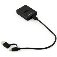SSD dokkoló M.2 NVMe+SATA/USB 3.2 Gembird DD-U3M2