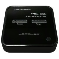 SSD dokkoló M.2/USB 3.2 LC Power LC-DOCK-M2-NVME-V2