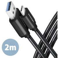 USB 3.2 A-C kábel 2m Axagon BUCM3-AM20AB USB 3.2 A-C kábel 2m Axagon BUCM3-AM20AB
