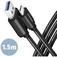 USB 3.2 A-C kábel 1,5m Axagon BUCM3-AM15AB
