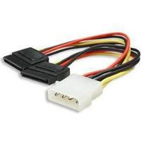 SATA tápkábel átalakító 5,25" > 2xSATA nBase 750403 SATA tápkábel átalakító 5,25" > 2xSATA nBase 750403