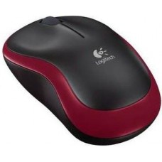 Logitech M185 rádiós optikai egér piros