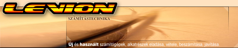 LEVION SZÁMÍTÁSTECHNIKA