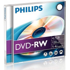 DVD lemez Philips 4,7GB -RW 4x PH386245