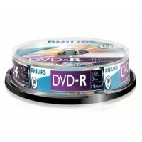DVD lemez Philips 4,7GB -R 10lemez/henger PH922524