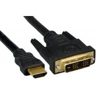HDMI-DVI kábel 1,5m aranyozott Goobay 51881