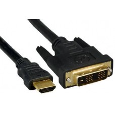 HDMI-DVI kábel 1,5m aranyozott Goobay 51881