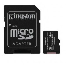 SD Micro  64GB XC Kingston 1Adapter CL10 SDCS2/64GB