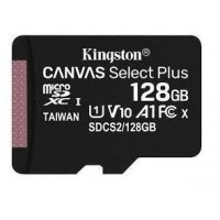 SD Micro  128GB XC Kingston Adapter nélkül CL10 SDCS2/128GBSP