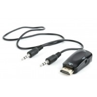 HDMI-VGA konverter +audió Gembird A-HDMI-VGA-02