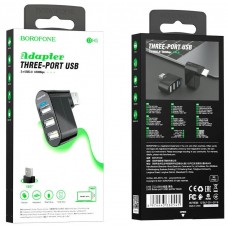 USB Hub 3portos Borofone DH3